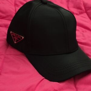 Men's Black Designer Cap